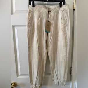 Prana BNWT Women's Cream Joggers